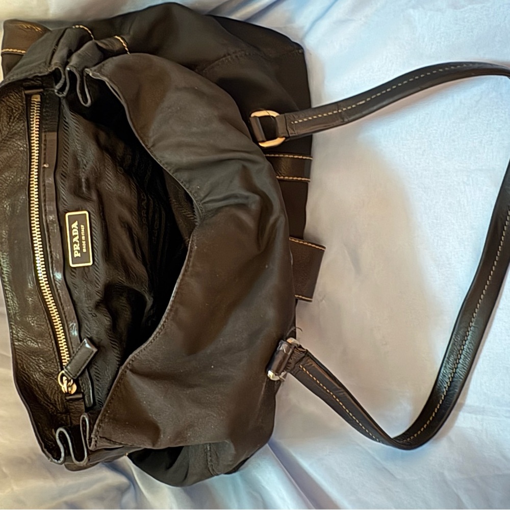 Prada Black Tessuto Easy Shoulder Bag - Picture 6 of 15